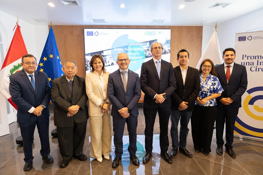 UE y SNI lanzan nuevo fondo de 550 mil euros para impulsar la industria circular en ocho regiones del Perú